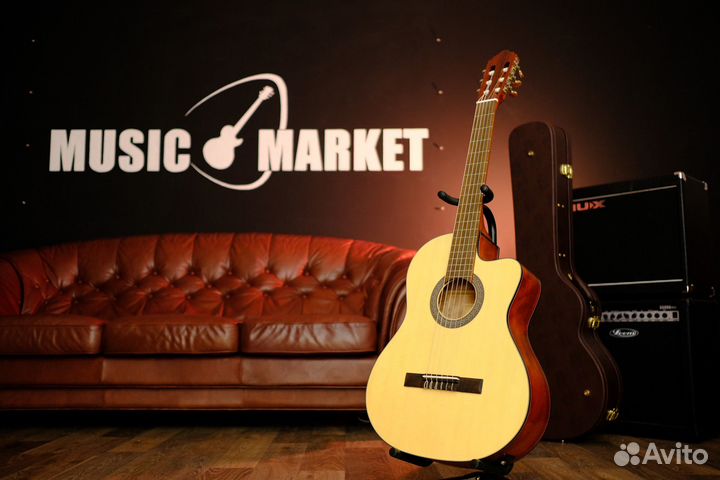 Классика со звукоснимателем Cort (Комплект)