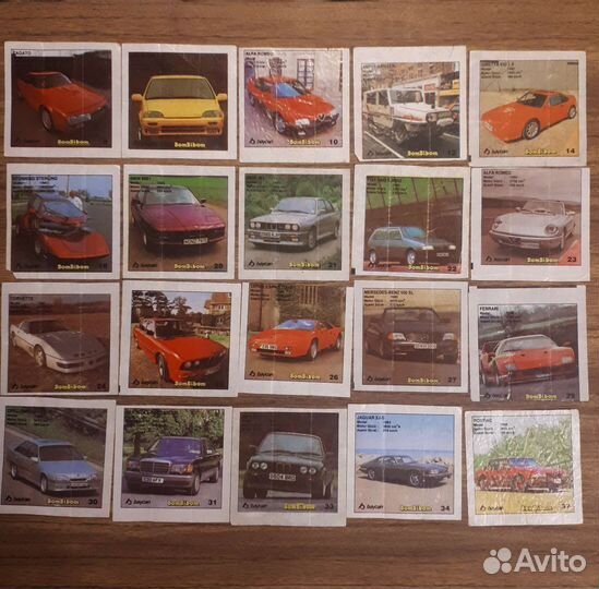 Вкладыши от жвачек бомбибом