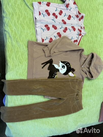 Комплект вещей для девочки р 122-128, h&m и др