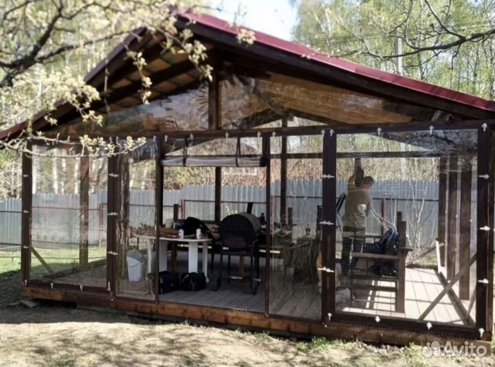 Мягкие окна морозостойкие