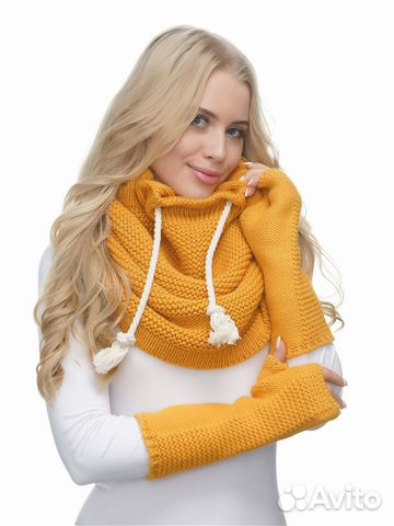 Шервуд снуд женский зимний вязаный