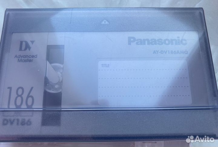 Новые видеокассеты Panasonic 186