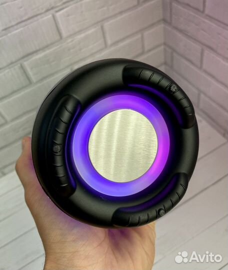 Блютуз колонка копия JBL Pulse 5 с подсветкой RGB