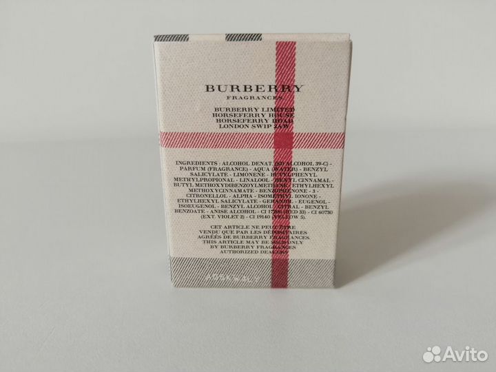 Миниатюра Burberry London