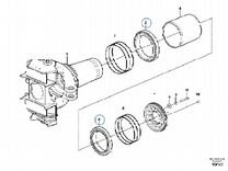 Подшипник сочлененния сочлененного самомвала Volvo
