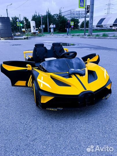Детский электромобиль bugatti дрифт-кар