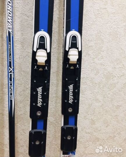 Беговые лыжи 160+палки+ботинки37