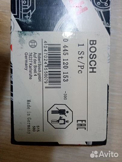 Форсунка топливная 0445120153 bosch