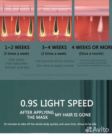 Лазерный эпилятор IPL Hair Removal