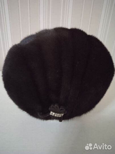 Берет женский норковый