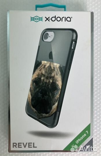 Чехол на iPhone 7 x-doria revel мопс