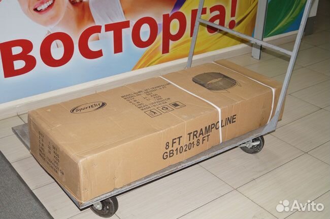 Батут 8FT 2,44м с защитной сеткой