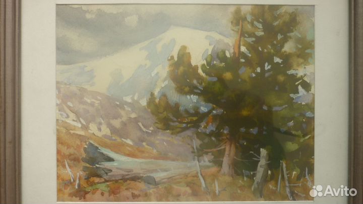 Художник Югаткин А.А. акварель