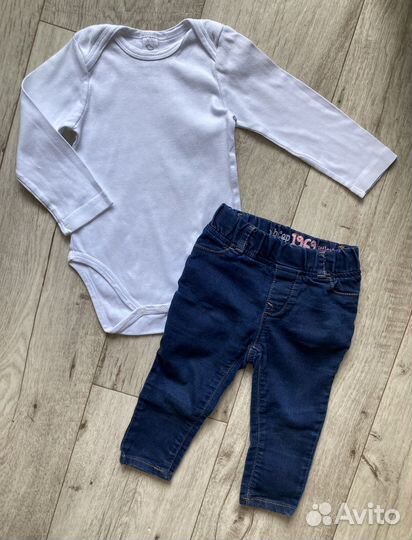 Фирменные вещи пакетом на девочку 74 80 HM zara