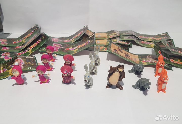 Киндер серии Маша и Медведь 2008 - 2015 гг