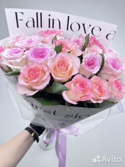 Букет 19 роз 60 см