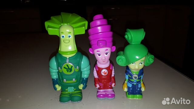 Фиксики 3 шт. папус, мася, верта