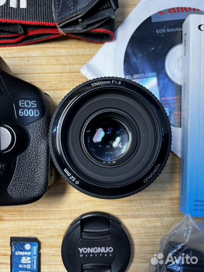 Canon 600d + портретник 50mm