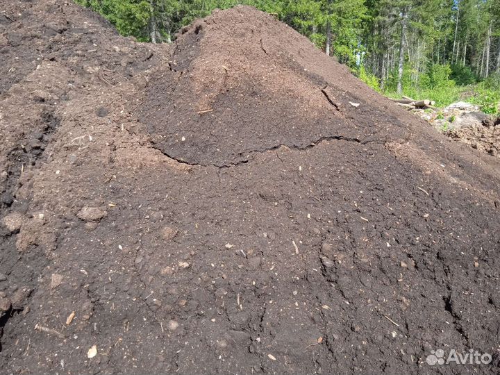 Торф, чёрнозем, пгс, песок