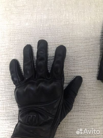 Мотоперчатки кожаные