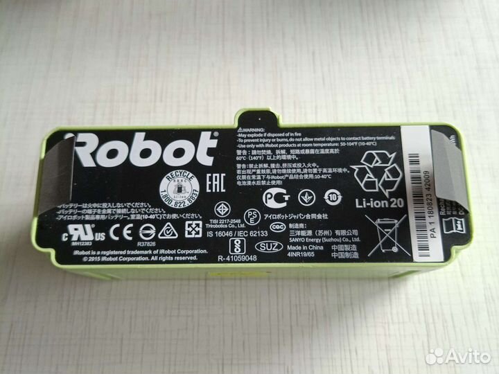 Аккумулятор оригинал Irobot Li-on 1800mAh