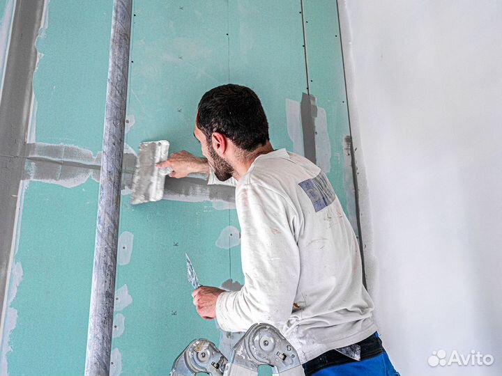 Шпаклевка стен под покраску