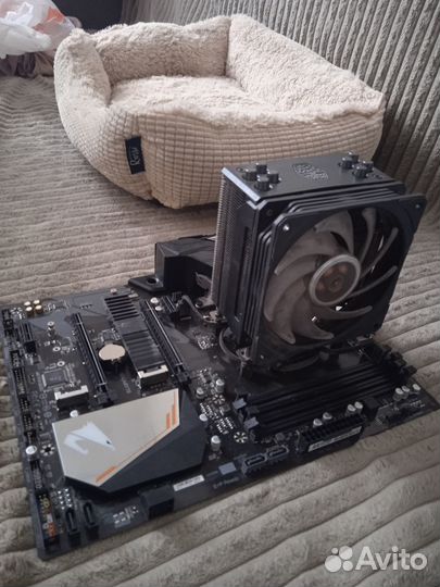 R5 3600х + B450 aorus elite + башня