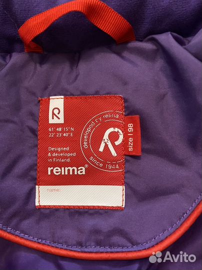 Зимний комплект для девочки reima