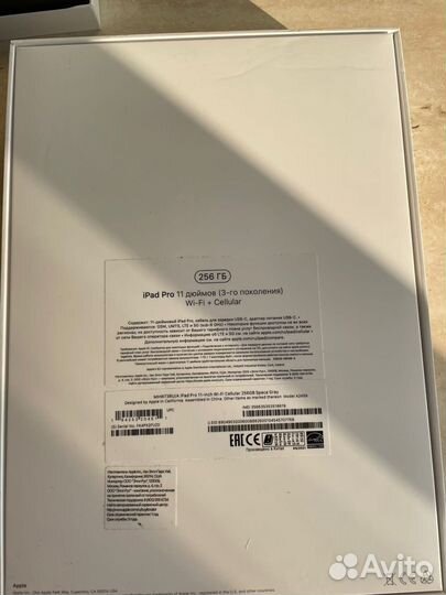 iPad pro 11 256