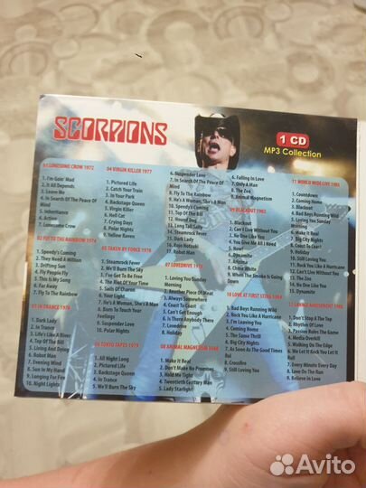 DVD диски группы scorpions