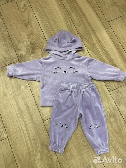 Флисовый костюм для малыша 80 р