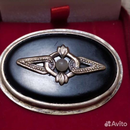 Серебряная брошь СССР