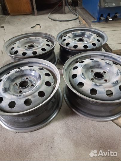 Штампованные диски r15 на kia rio