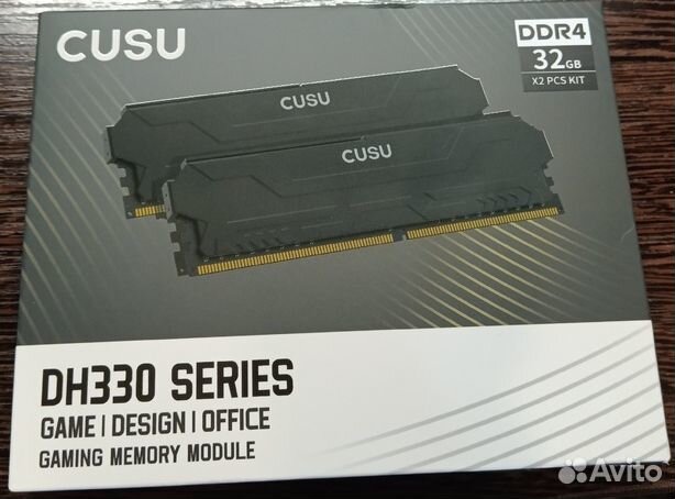 DDR4 32Гб 3200MT cl16 (2х 16Гб) запечатанная новая