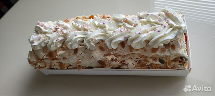 Меренговый рулет, зефир