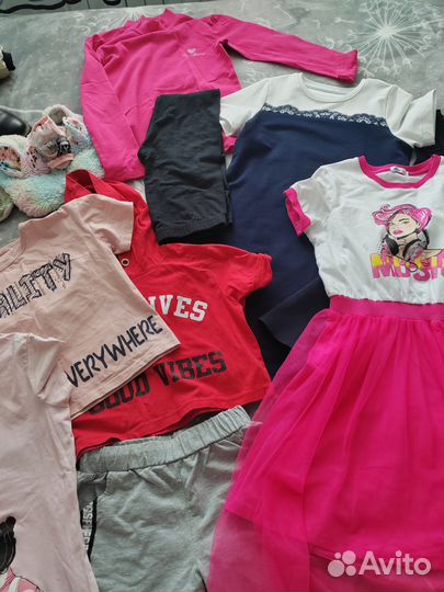 Мешок вещей на девочку