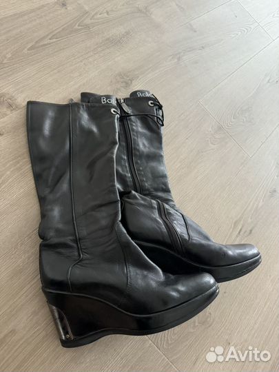 Сапоги женские натуральная кожа 38