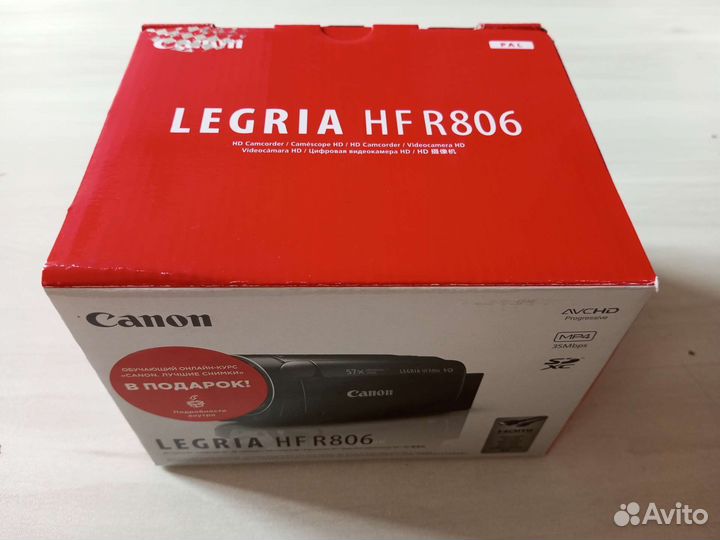 Камера Canon Legria HF R806