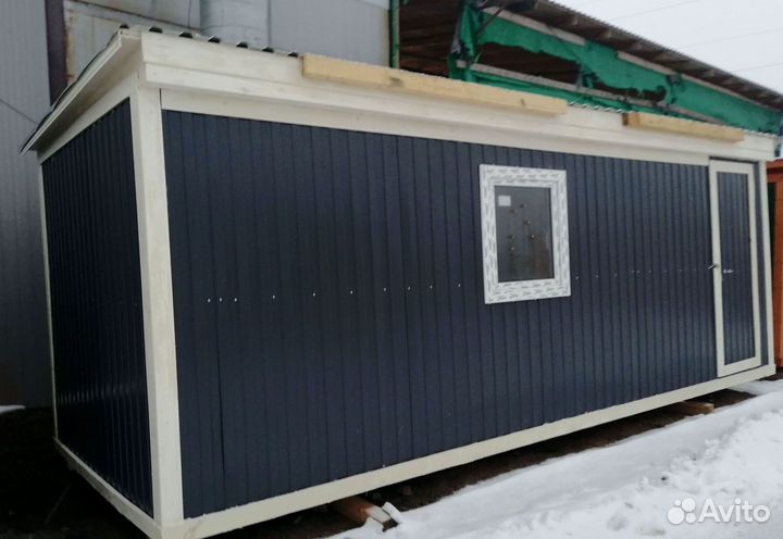 Бытовка утепленная дачная 6х2,3м
