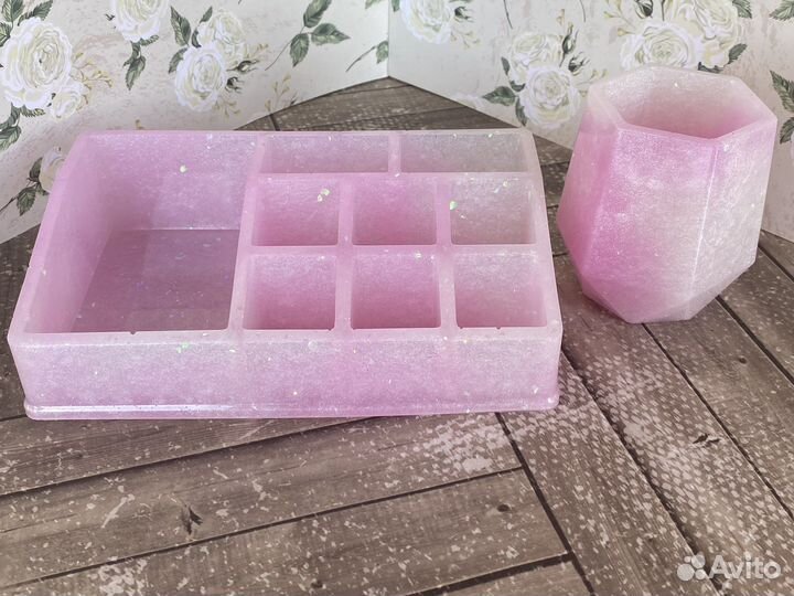 Набор органайзер для косметики и мелочей