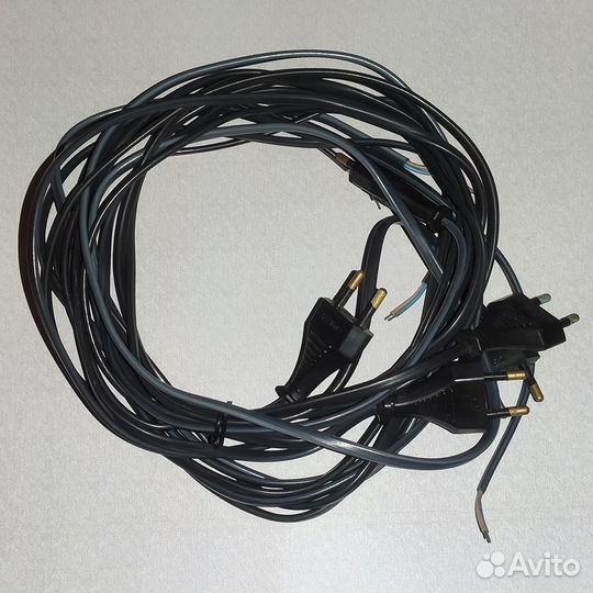 Сетевой провод с вилкой. 5 шт./лот. Новые