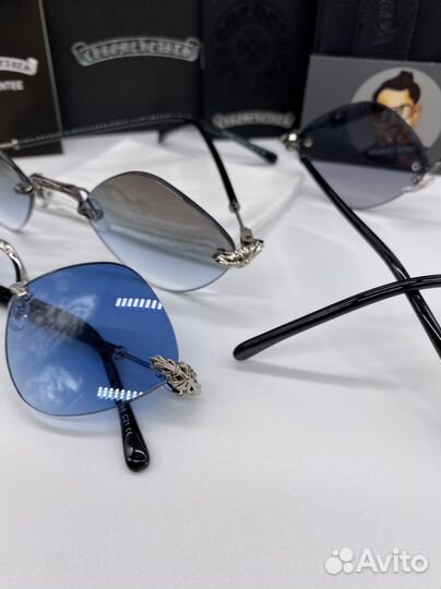 Очки chrome hearts ромб унисекс