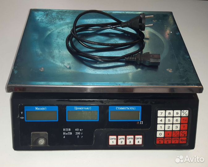 Весы торговые электронные