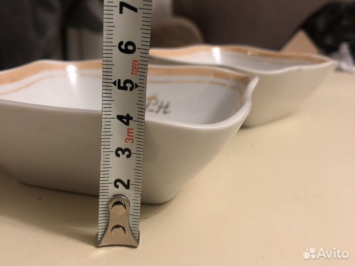 Комплект фарфоровых пиал- салатников