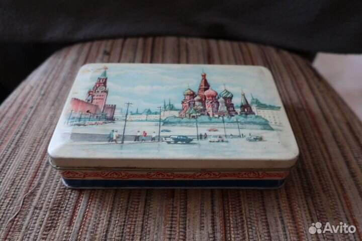 Жестяная коробка Красная Площадь