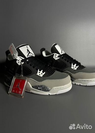 Кроссовки Air Jordan 4 Retro Fear Pack Люкс