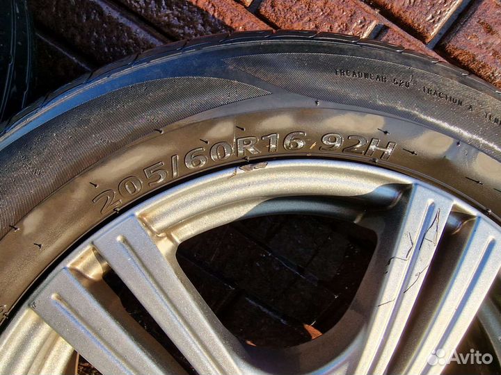 Литые диски r16 с резиной лето