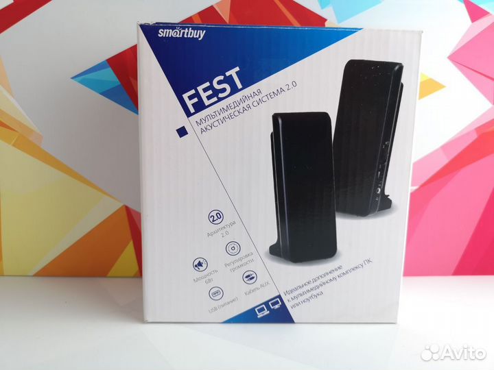 Мультимедийные стерео колонки SmartByu Fest