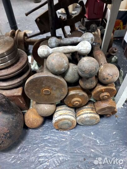 Гантели гири блины