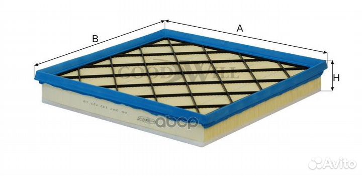 Фильтр воздушный AG397 Goodwill